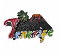 Volcanic Island of Tenerife Spain Refrigerator Magnet 3D Travel Souvenir Fridge Decoration Magnetic Sticker Craft Collection