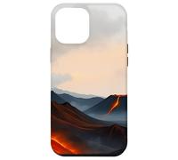 Volcanic Landscape Lava Mountain Horizon Scene Case for iPhone 12 Pro Max