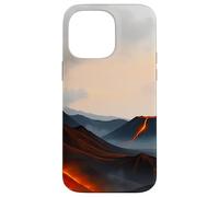 Volcanic Landscape Lava Mountain Horizon Scene Case for iPhone 14 Pro Max
