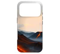 Volcanic Landscape Lava Mountain Horizon Scene Case for iPhone 17 Pro