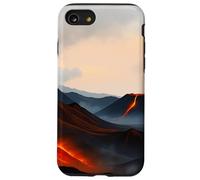 Volcanic Landscape Lava Mountain Horizon Scene Case for iPhone SE (2020) / 7/8