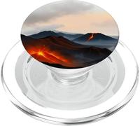 Volcanic Landscape Lava Mountain Horizon Scene PopSockets PopGrip for MagSafe
