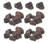Volcanic Lava Rock 1.1kg Natural Stone Black Decorative Bird Bath