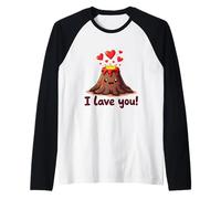 Volcanic Love Raglan Baseball Tee