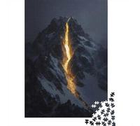Volcanic Mountain Eruption 1000 Piece Jigsaw, 38x26cm/1000pcs | For anyone who enjoys classic jigsaws: Adult jigsaw puzzle with 1000 pieces fits quiet evenings and weekends.