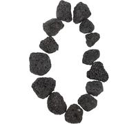 Volcanic Rock Aquarium Decorative Stones, 400g Natural Porous Black Volcanic Stone for Fish Tank Landscaping and Aquatic Plants