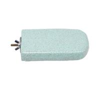 Volcanic Stone Bird Perch Playground for Parrots Cockatiels Budgies Cage Grooming Toy Ice Cream Design- Light Blue