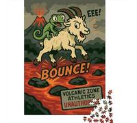 Volcanic Zone Athletics Unauthorized Bounce! 1000 Piece Jigsaw Puzzle, 52x38cm/1000pcs, for Adults, Screen-Free Activity, Evening Leisure And Puzzle Lovers