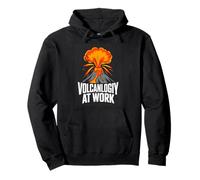 Volcanlogiy At Work Volcano Scientist Humor Pullover Hoodie