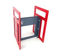 Volcann Kindling Splitter - Split Wood, Timber & Logs to Make Kindling - Firewood Log Cracker - Safe, Easy Quick to Use - Hammer Logs to Split - Heavy Duty British Steel - Red Finish - 260mm Tall