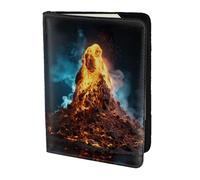volcano 2 print Passport Cover, Passport Holder Cover Wallet Passport Wallet Case for Cards and Documents