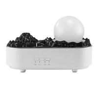Volcano Aroma Diffuser Flame Air Diffuser Silent Oil Diffuser Aromatherapy Humidifier Flame Fragrance for Bedroom Home Officefor