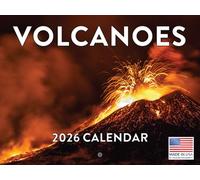 Volcano Calendar 2026 Monthly Wall Calender 12 Month | American Made In The USA