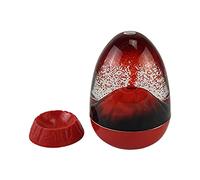 Volcano Eruption Egg Shape Liquid Motion Hourglass With Base Calming Sensory Soothing Sand Desktop Ornament Volcano Hourglass