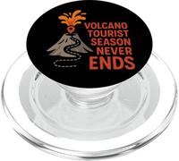 Volcano Eruption Lava Flow Volcano Lover Geologie Gift PopSockets PopGrip for MagSafe