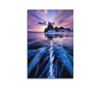 Volcano Eruption Wall Art, Spectacular Print, Nature Poster, Stunning Canvas Picture, Dazzling Decor for Living Room Artistic Wall Mural Modern Hanging Decor Poster12x18inch(30x45cm)