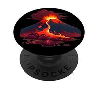 Volcano Eruptions for Volcano Lovers PopSockets Swappable PopGrip