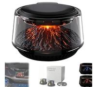 Volcano & Glacier Car Air Freshener, Smart Car Diffuser with Dual Red Blue Lighting, 5 Mode Ambient Light & Mist Fragrance With Auto On/Off Intensity Adjustable Mist (Diffuser)