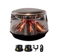 Volcano & Glacier Car Air Freshener, Smart Volcano Mist Diffuser, USB and Solar Charging, Adjustable Fragrance Modes, Scenic Mode Switching, for Car Interior Decor