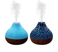 Volcano Humidifier Diffuser | 2-Mode Simulated Flame Diffusers,RGB Ambient Light, Fire Mist, 300ml Capacity Flame Diffusers For Home, Bedroom, Large Room