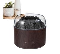 Volcano Humidifier,Personal Flame Desktop Humidifier 160ml | Realistic Warm Ambient Lighting Silent Calming Tool for Bathroom Classroom Car Desk Offices Bedroom Room Indoor
