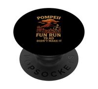 Volcano Lover Pompeii Volcanology Funny Design PopSockets Adhesive PopGrip