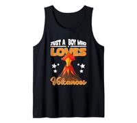 Volcano Lover Volcanologist Just A Boy Who Loves Volcanoes Tank Top