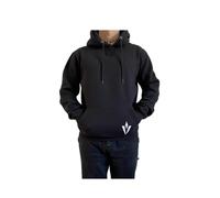 Volcano Men's Black UFO Hooded Sweatshirt, 100% Cotton, Oversized, Black, L Plus Tall