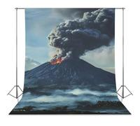 Volcano-moutain Photo Backdrop Polyethylene Studio Background for Photography Video Broadcast Photoshoot