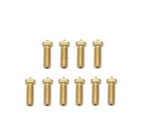 Volcano Nozzle For artillery Sidewinder X1& X2 Genius Pro Vyper Kobra Plus,Max 1.75mm Filament M6 Thread Hotend Brass Nozzles/Sliver stainless steel(1 PC Brass Nozzle,0.4mm)
