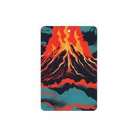 Volcano Printing 10 Pieces Air Freshener Car Hanging Cards Air Freshener Sheets With Rope For Cars Home