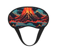 Volcano Sleep Mask, Eye Mask, Light-Blackout Design Ultra Soft & Comfortable for Men, Women