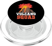 Volcano Squad Volcanic Lava Geology Volcanoe Volcanoes PopSockets PopGrip for MagSafe