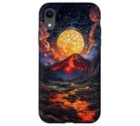 Volcano Stained Glass Pattern Case for iPhone XR