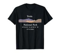 Volcano, Teide National Park, Tenerife, coordinates, brown, T-Shirt