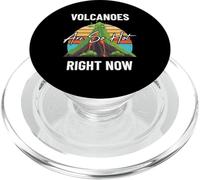 Volcanoes Are So Hot Fun Volcanologist Lava Volcano Lover PopSockets PopGrip for MagSafe