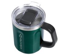 VOLCAROCK Coffee Mug with Handle, 16oz Insulated Stainless Steel Reusable Coffee Cup, Double Wall Coffee Travel Mug, Keep Cold 6 Hours and Keep Warm 5 Hours (Dark Green))