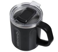 VOLCAROCK Stainless Steel Coffee Mug with Handle, 16 oz Double Wall Vacuum Insulated Travel Mug Tumbler With Slider Lid, Great Tea Mug for Men and Women (Black)