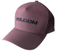 Volcom Adult Stone Tech Flexfit Delta Hat - Water-Resistant V.Co-Tech® Performance Cap, Wine, Medium