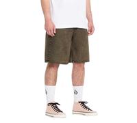 Volcom Billow Denim Short 22 Sage Leaf Green