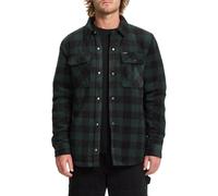 Volcom - Shirt - Bowered Fleece LS Shirt Scarab for Men - Size M - Green Green