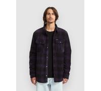 Volcom Bowered Fleece Shirt dark purple M