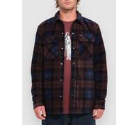 Volcom Bowered Fleece Shirt merlot XS
