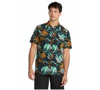 Volcom - Brainmelter Floral Black Green - Shirt - green - XL - 60% Cotton, 40% Viscose XL