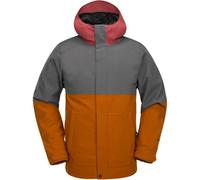 VOLCOM Brighton Full Zip Jacket - Men - Brown - size S- model 2025 S