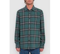 Volcom Caden Plaid Shirt sea green XS