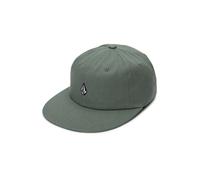 Volcom Cap Adjustable 6 Panel Flat Peak Full Stone Dad Abyss Green Grey
