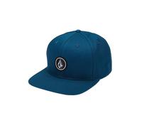 Volcom Men's Quarter Twill Hat, Deep Blue, One size