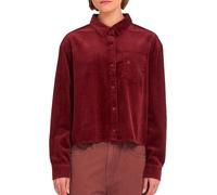 Volcom - Chemise en velours côtelé - Weellow Corduroy Shirt W Brick for Women in Cotton - Size S - Burgundy Burgundy S