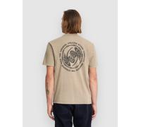 Volcom Circlepalm Short Sleeve T-shirt Beige XS Men